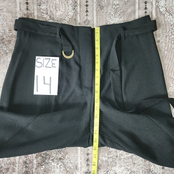 Who What Wear High Rise Black Crepe Dress Pants - Picture 9 of 14